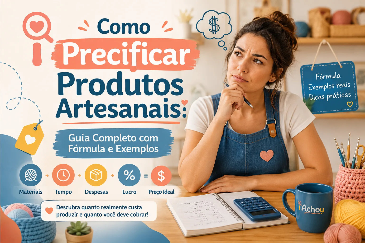 Como Precificar Produtos Artesanais: Guia Completo com Fórmula e Exemplos