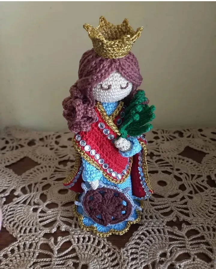 Santa Catarina de Alexandria Amigurumi