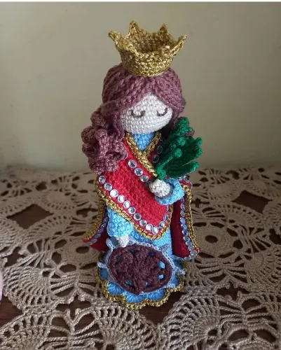 Santa Catarina de Alexandria Amigurumi