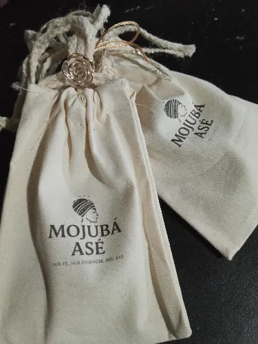 Saquinho algodao cru personalizado - 10x15 cm  (20 unidades)