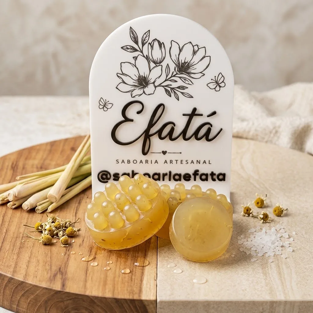 sabonete massageador de Capim Limão -125g