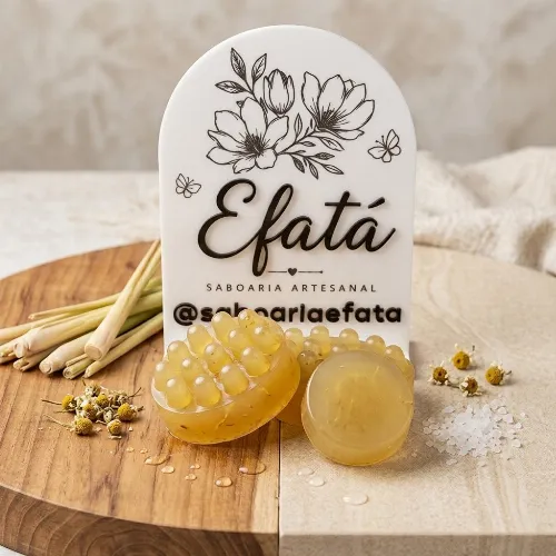 sabonete massageador de Capim Limão -125g