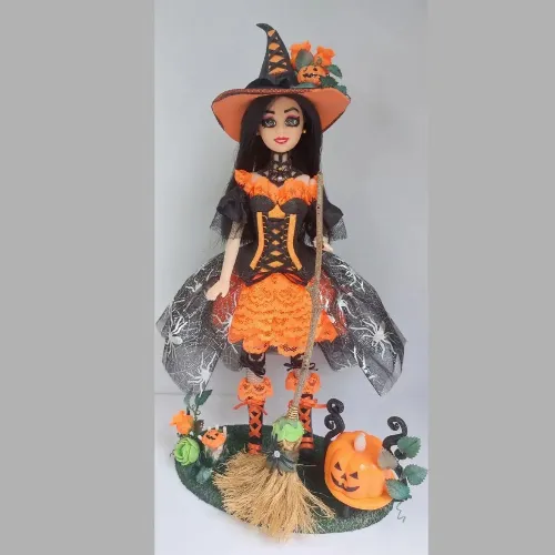 Bruxa Abóbora Projeto Hallowen