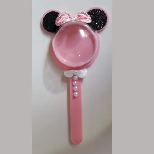 Kit com 10 Unid. Pirulito Baleiro Minnie Rosa
