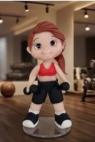 Boneco Biscuit Personalizado Musculação