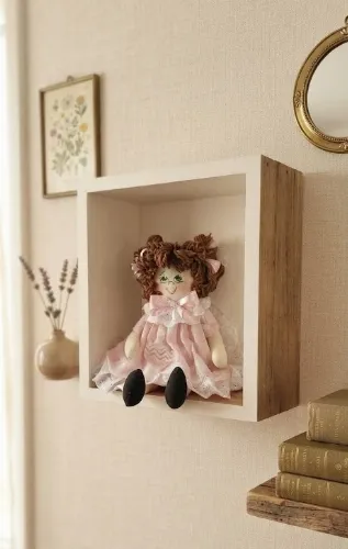 Boneca de Pano Artesanal  Clássica Rosa