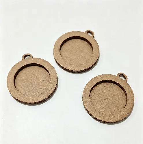 Aplique Mdf  Trio Bola de Natal