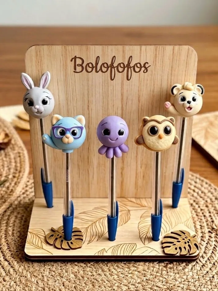 Caneta Biscuit Bolofofos para Dia dos Professores e Dia das crianças