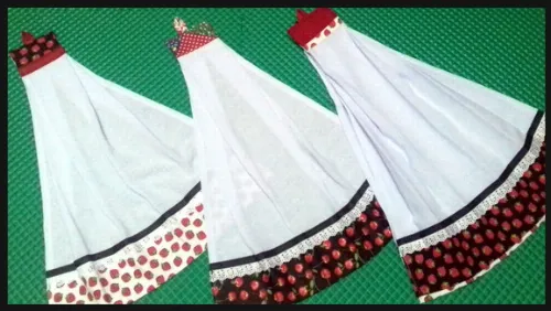 Kit 10 Bate Mão Pano de Prato Patchwork Barrados Sortidos