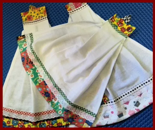 Kit 10 Bate Mão Pano de Prato Patchwork Barrados Sortidos