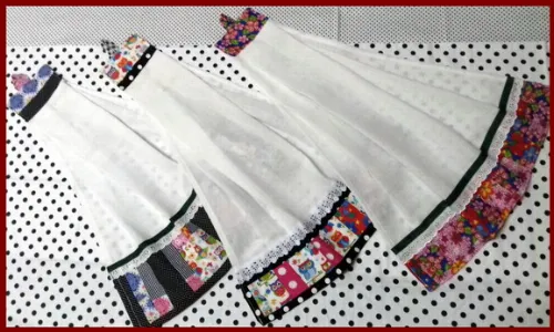 Kit 10 Bate Mão Pano de Prato Patchwork Barrados Sortidos