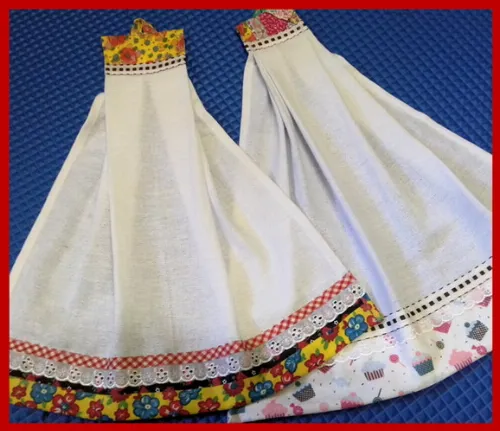 Kit 10 Bate Mão Pano de Prato Patchwork Barrados Sortidos