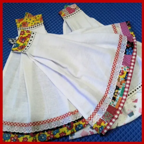 Kit 5 Bate Mão Toalha de Mão Barrado Patchwork Sortidos
