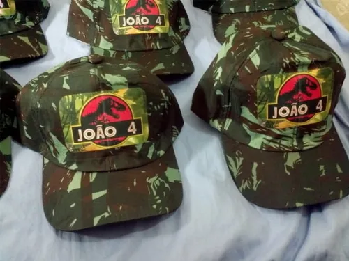 Boné de Festa - Tema Dinossauro
