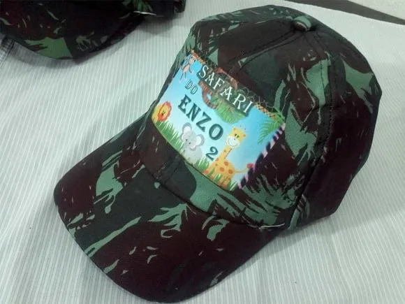 Boné Camuflado Personalizado