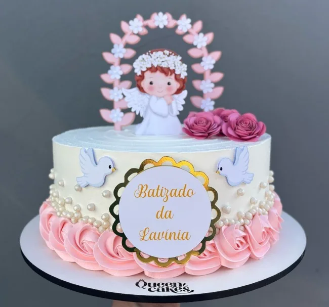 Topo de bolo Batizado