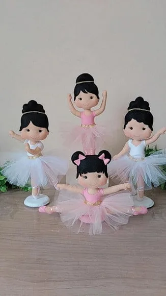 Bailarinas em Feltro