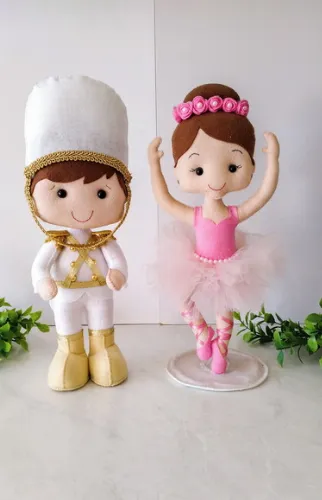 Soldadinho de Chumbo + Bailarina em Feltro