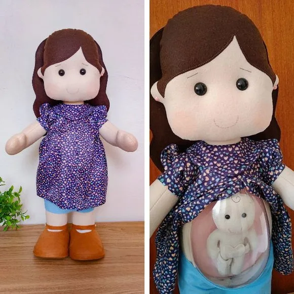 Boneca Gestante 60cm