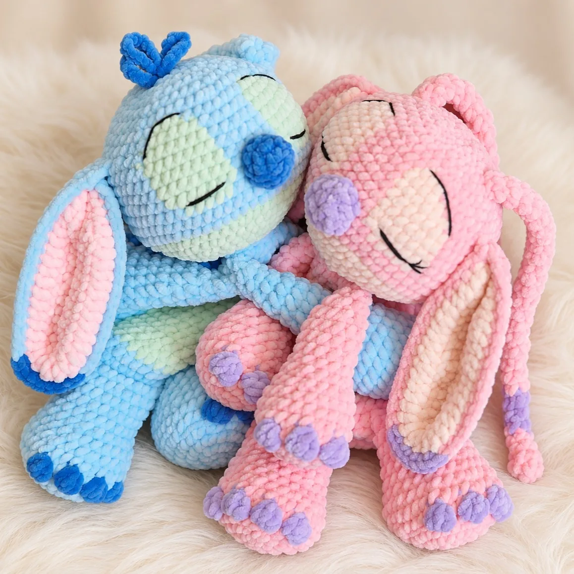 Amigurumi Stitch e Angel